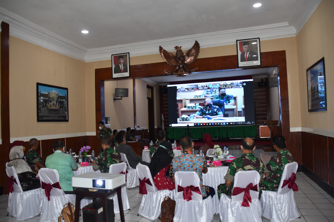 Rapat Paripurna TMMD Ke-42 Tahun 2021 Dilaksanakan Secara Virtual